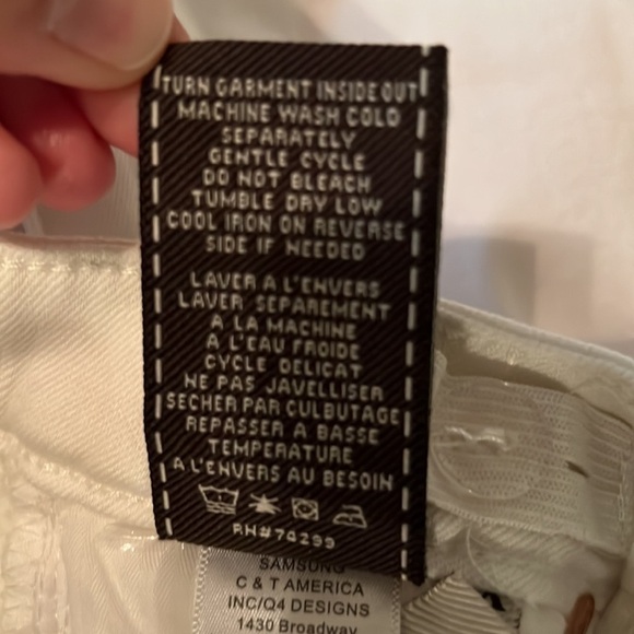 33. 7 For All Mankind Super Skinny Jeans in Clean White - Picture 14 of 17